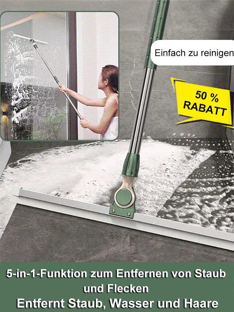 5-in-1-Funktion zum Entfernen von Staub und Flecken