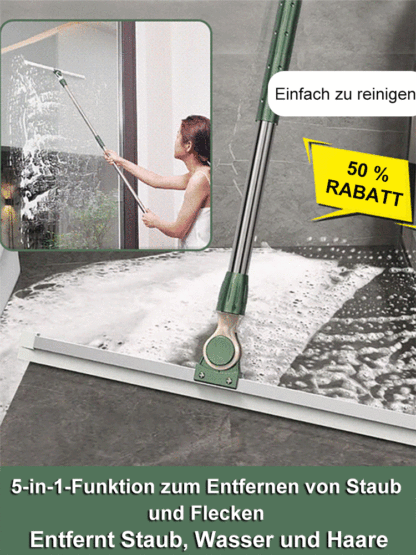 5-in-1-Funktion zum Entfernen von Staub und Flecken