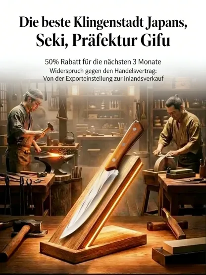 【Werkstatt für hundertjährige Messerherstellung in Gifu, Seki-Stadt】 Handgefertigtes Kulturmesser ✨ Limitiertes Neujahrs-Halbpreis-Angebot für 2026!