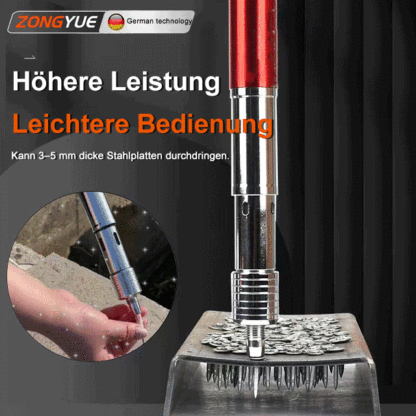 ⚙️🔩Diese Mini-Stille-Nagelpistole ermöglicht mühelos das Stapeln auf Beton, Stahlplatten und Eisenblechen und steigert die Produktivität um das 10-fache.