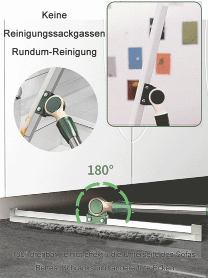 5-in-1-Funktion zum Entfernen von Staub und Flecken