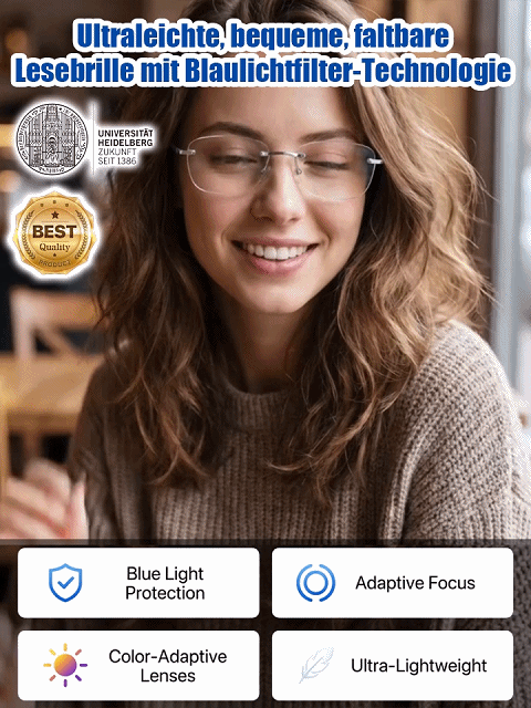 Ultraleichte, intelligente, zoomfähige, lichtempfindliche, farbverändernde, blaulichtblockierende Le