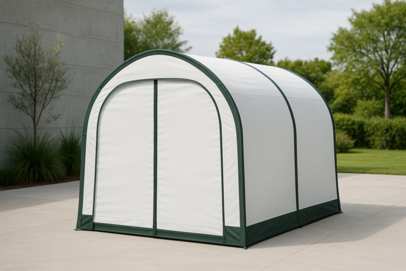 Struttura a Arco per Giardino in Acciaio e Polietilene 3x2x2 m-Nenolirto