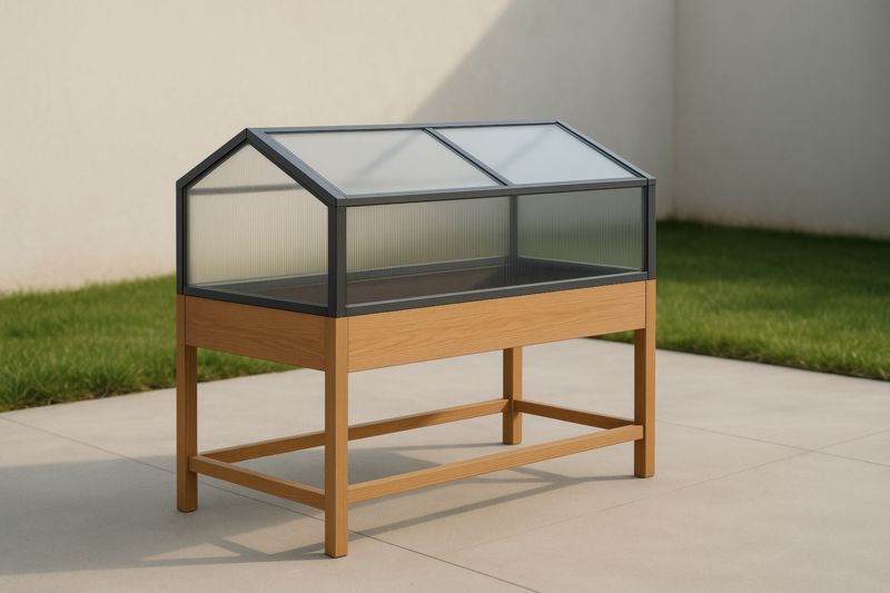 Serra da giardino in legno e policarbonato-Nenolirto