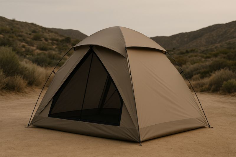 Tenda da Campeggio Beige Poliestere 300 x 300 x 200 cm-Nenolirto