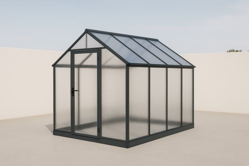 Serra in Policarbonato con Struttura in Alluminio-Nenolirto