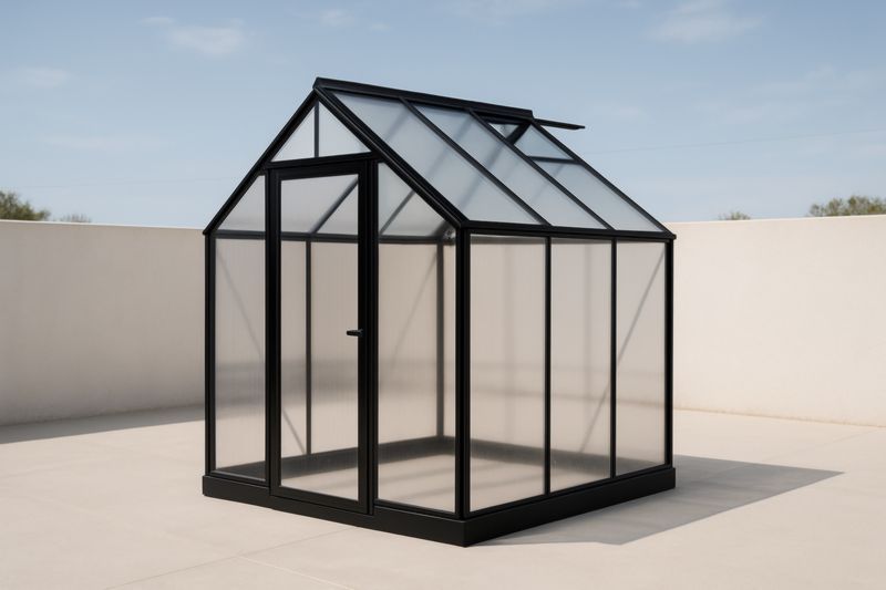 Serra da Giardino in Alluminio con Pannelli in Policarbonato-Nenolirto