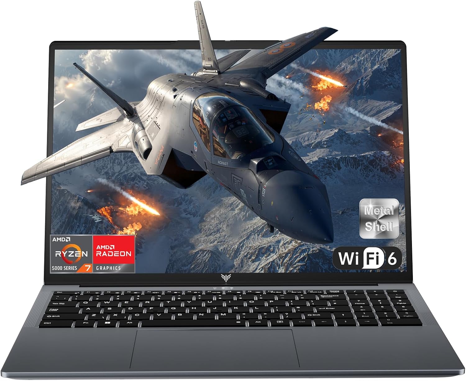 ACEMAGIC Gaming Laptop Computer - 2025 Neueste 15.6 Zoll FHD Display Laptop mit Ryzen 7 7430U Prozessor bis zu 4.3GHz, 16GB Ram DDR4 512GB NVMe PCIe 3.0 SSD Gaming Notebook, Leichtgewicht-Warmthsta