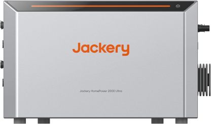 Jakcery HomePower 2000 Ultra Balkonkraftwerk mit Speicher, 2kWh VAT, Dual MPPT 2800W Solareingang, All - in - One Stromspeicher mit Wechselrichter, erweiterbar bis 8kWh, PlugundPlay, IP65-Warmthsta