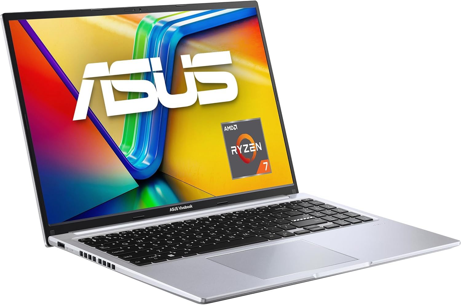 ASUS Vivobook 16 M1605YA Laptop - 16 Zoll WUXGA 16:10 IPS Display - AMD Ryzen 7 7730U - 16 GB RAM - 512 GB SSD - AMD Radeon - Windows 11 - QWERTZ Tastatur - Cool Silver-Warmthsta