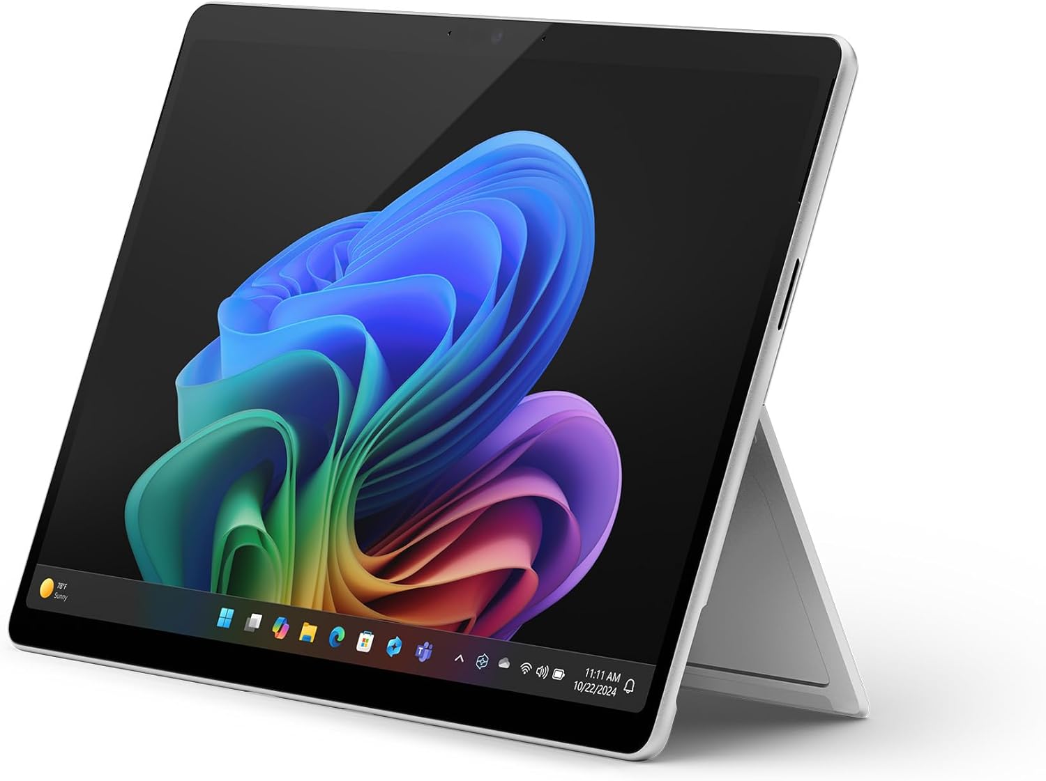 Microsoft Surface Pro - Copilot PC - 13Zoll OLED Touchscreen - Snapdragon X Elite 12 Kerne - 16GB RAM - 512GB SSD - neuestes Modell, 11. Edition - Platin Netzteil separat erhältlich-Warmthsta