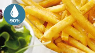 Des plats sains avec jusqu'&agrave; 90&nbsp;% de mati&egrave;re grasse en moins*