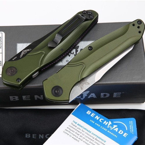 ⚡Last Day 70% OFF丨Benchmade 9400 Automatic Knife Green Aluminum 3.4, Buy 2 Free Shipping