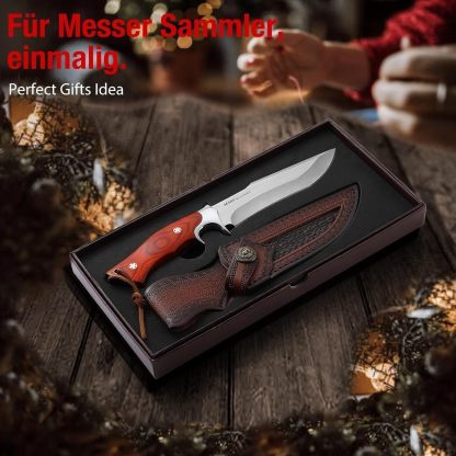⚡Clearance Sale 60% OFF丨Omesio Fixed M390 Steel Blade Survival Knife with Sheath