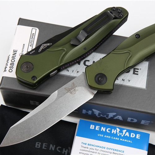 ⚡Last Day 70% OFF丨Benchmade 9400 Automatic Knife Green Aluminum 3.4, Buy 2 Free Shipping