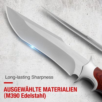 ⚡Clearance Sale 60% OFF丨Omesio Fixed M390 Steel Blade Survival Knife with Sheath