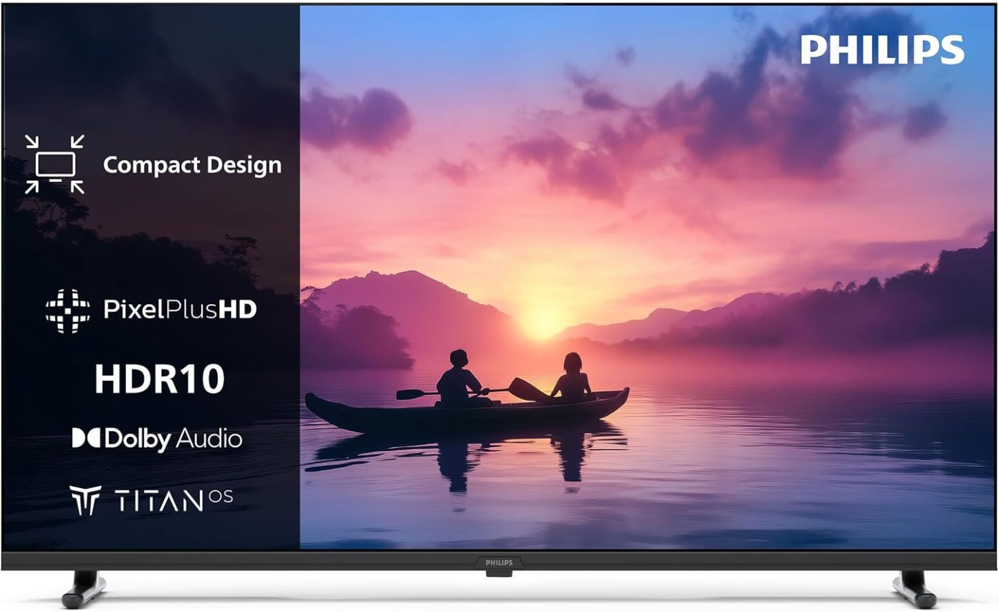Philips 40PFS6000 HD LED Smart TV - 40 Zoll Display mit Pixel Plus, Titan OS Plattform Und Dolby Digital Sound - Funktioniert Mit Alexa Und Google Sprachassistent-Airyify