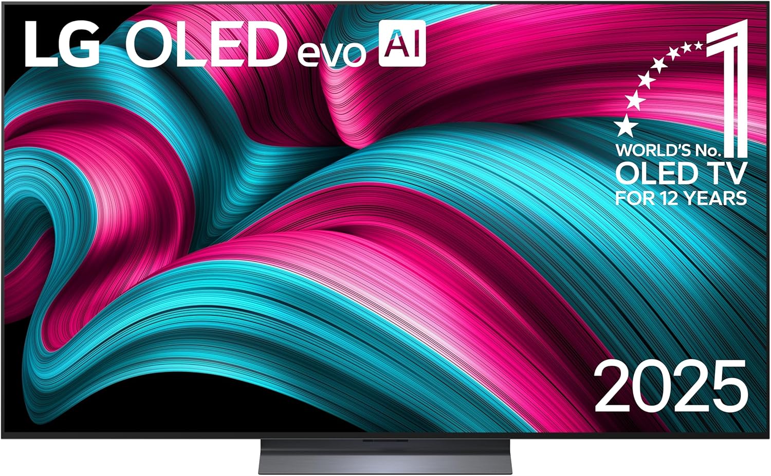 LG OLED65C54LA TV 65 Zoll 165 cm 4K OLED evo AI TV a9 Gen8 4K AI Prozessor, webOS 25, 120Hz VRR bis zu 144Hz Modelljahr 2025 Energieklasse F-Airyify