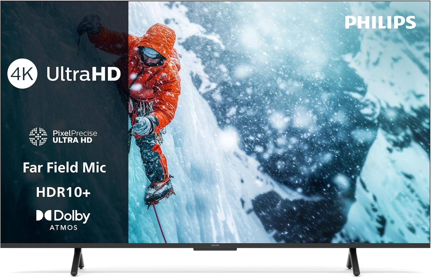 Philips 43PUS7200 4K LED Smart TV - 43 Zoll Display mit Pixel Precise Ultra HD, Titan OS Plattform und Dolby Atmos Sound - Funktioniert mit Alexa und Google Sprachassistent-Airyify