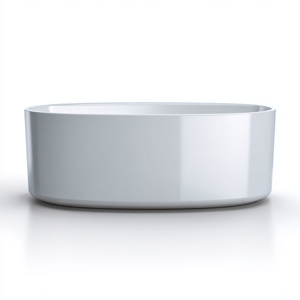 Baignoire Acrylique 160x75x55 cm - Blanc - Design moderne-Abodearo