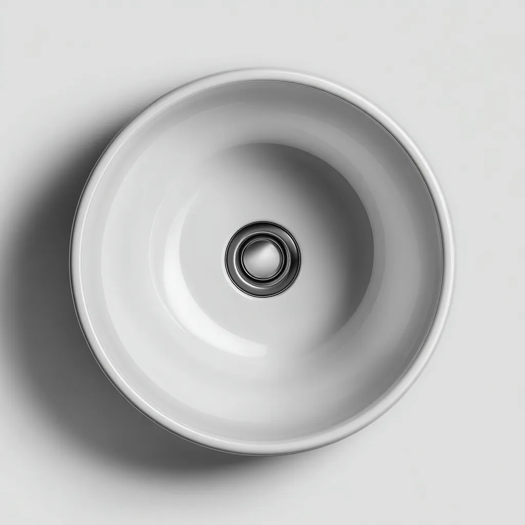 Lavabo Céramique 40x40x15 cm - Blanc - Design moderne-Abodearo