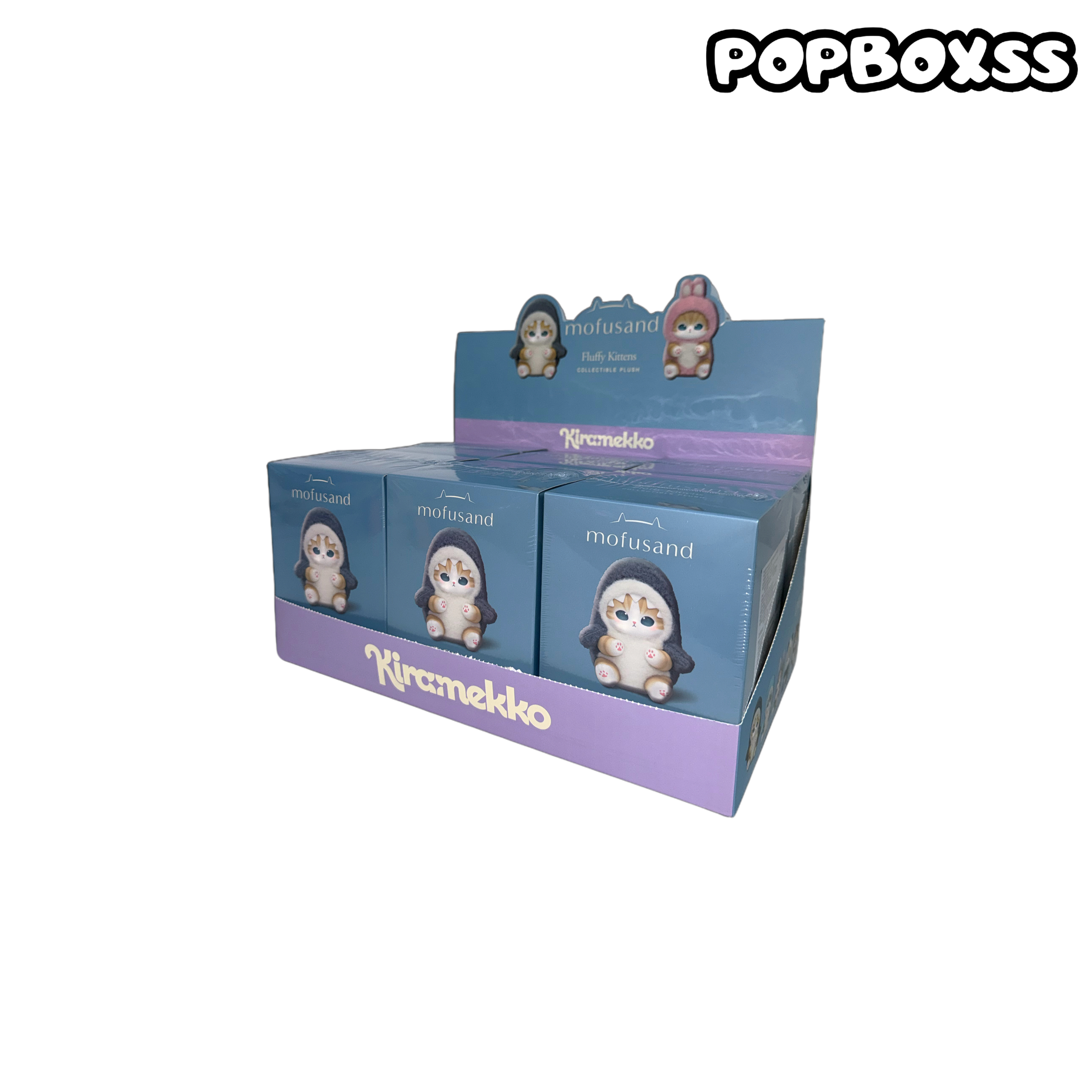 【Hot】Mofusand Kiramekko Fluffy Kittens Series Plush Blind Box
