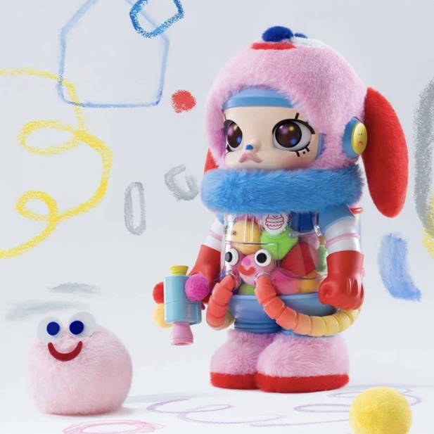 MEGA SPACE MOLLY 400% Jon Burgerman – POPBOXSS