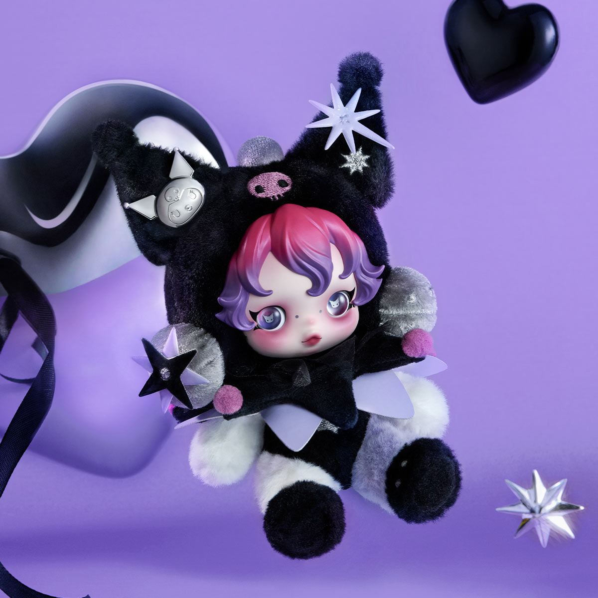 SKULLPANDA × KUROMI MY MELODY Plush(PRE-ORDER)
