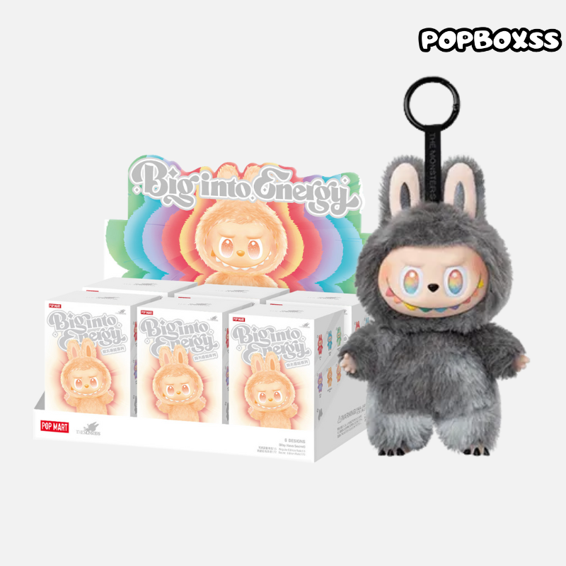 【NEW】THE MONSTERS LABUBU V3 Big Into Energy Series Plush Dolls Pop Mart Blind Box