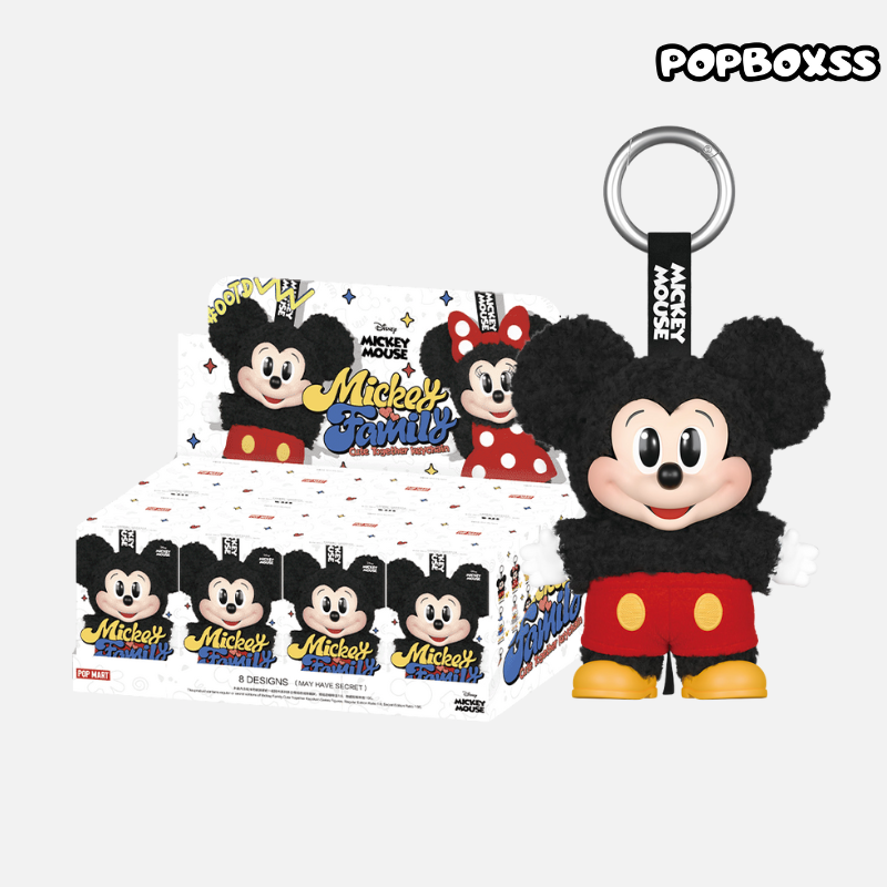 MlCKEY FAMILY Cute Together Keychain Series Plush Blind Box mickey
