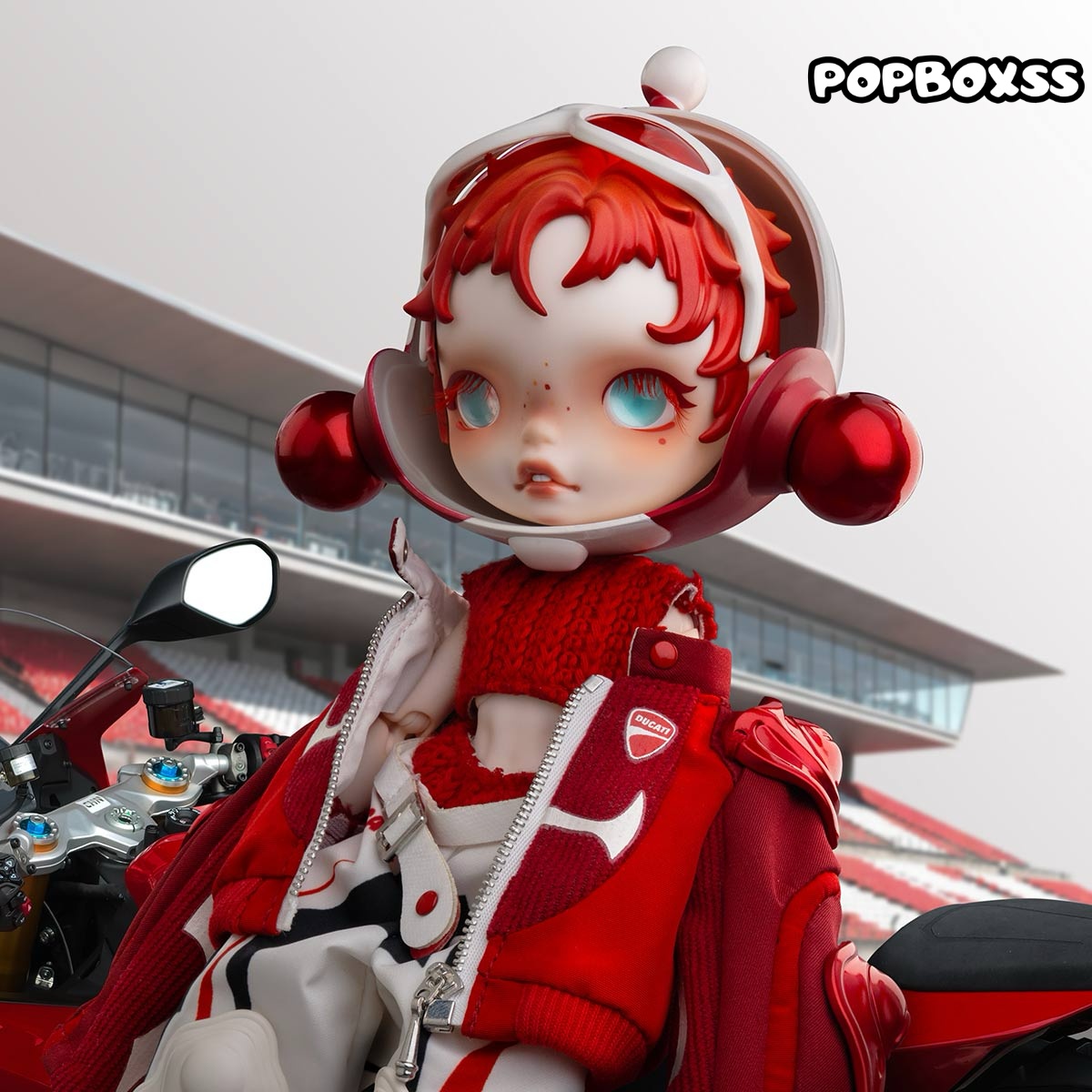 SKULLPANDA × DUCATI 1/6 Action Figure Skullpanda × DUCATI 1/6 Action Figure - Skullpanda × DUCATI 1/6可