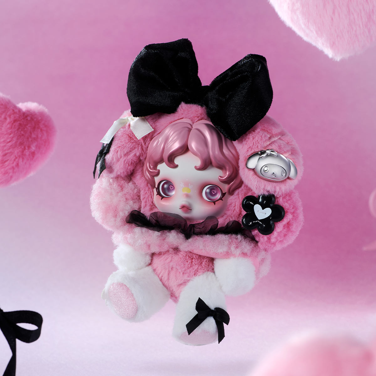 SKULLPANDA × KUROMI MY MELODY Plush(PRE-ORDER)