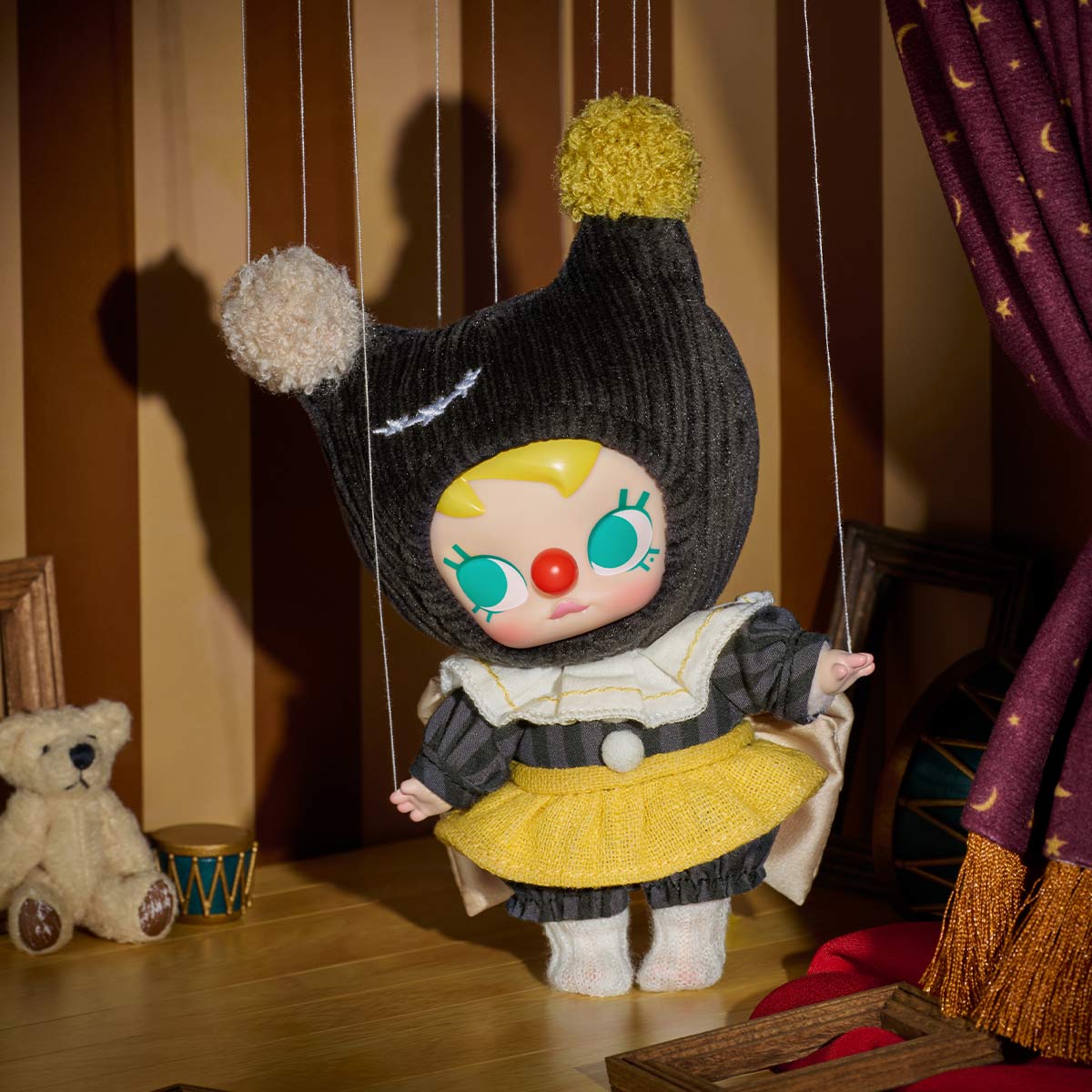 【Sale】Labubu The Monsters Why So Serious Series Plush Pendant POP MART Blind Box