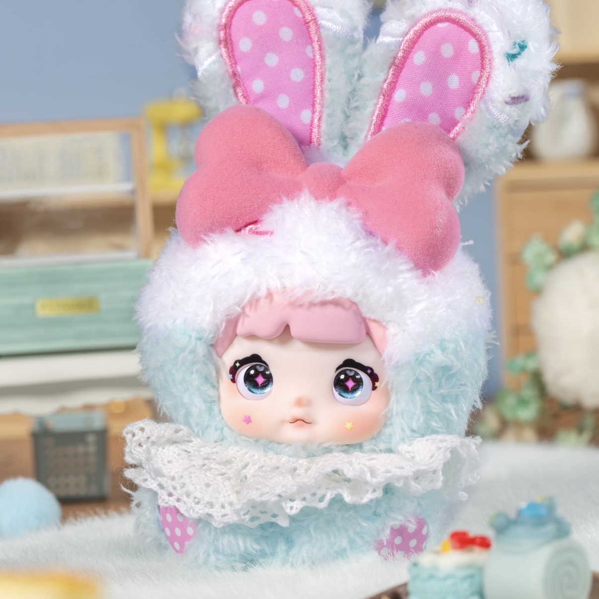 【US 3-5 Arrival】Nommi Sweetheart Bunny Blind Box Mibao Series 2 Plush Toy Keychain