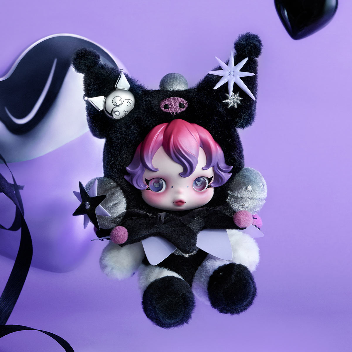 SKULLPANDA × KUROMI MY MELODY Plush(PRE-ORDER)