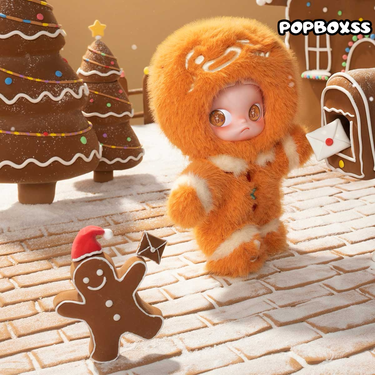ぬいぐるみ Zsiga Gingerbread Man 1/8 Action Figure Zsiga Gingerbread Man 1/8 Action Figure - POP MART (Japan)