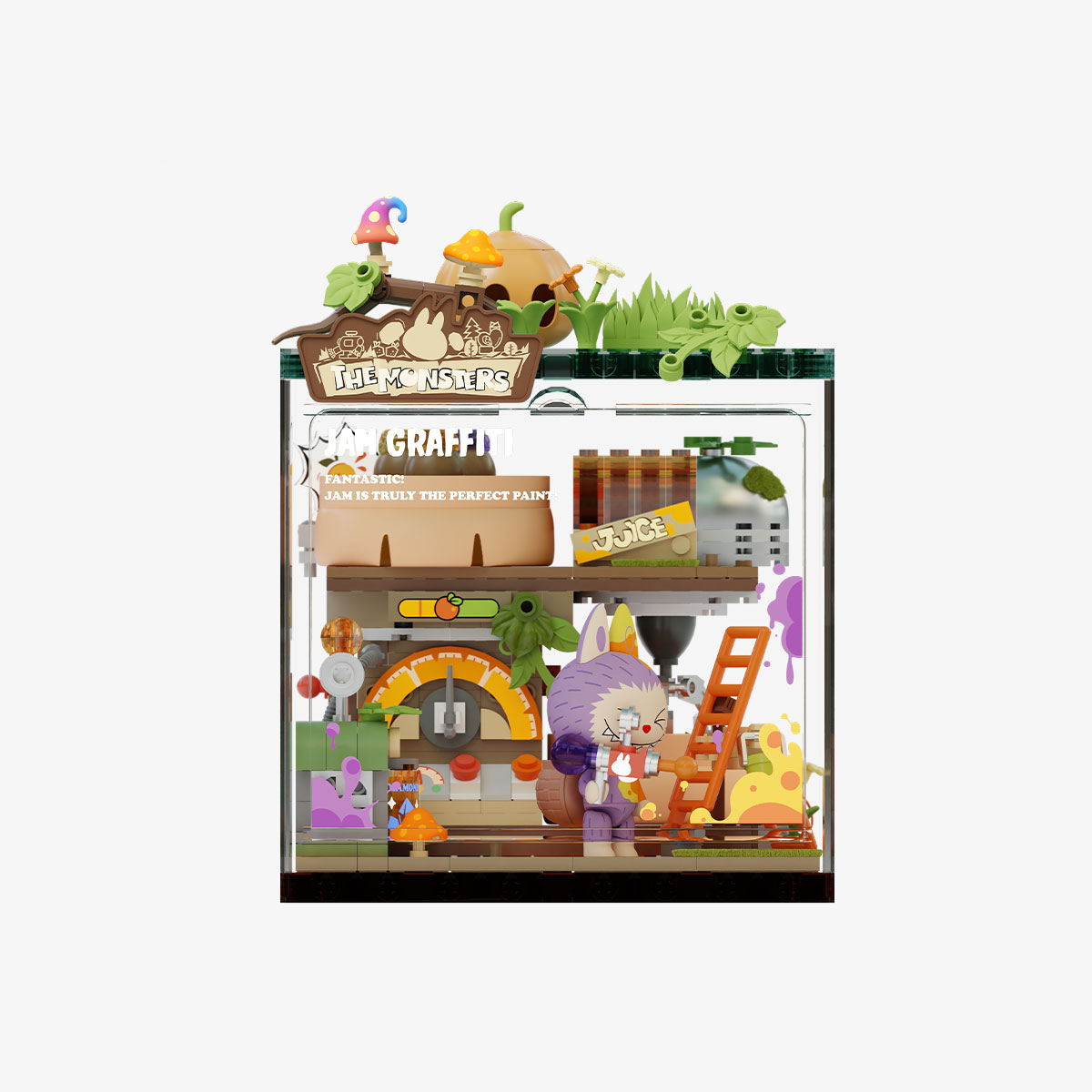 THE MONSTERS  labubu Forest Secret Base Series Blocks