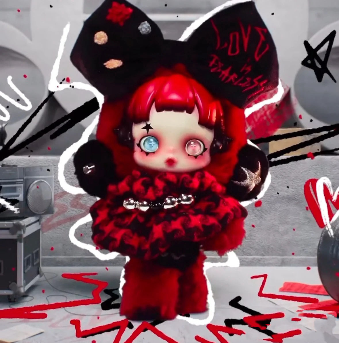 SKULLPANDA Plush-6kHz. Italy Limited