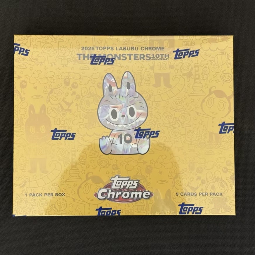 The Monster LABUBU X Topps CHROME Collectible Cards Set