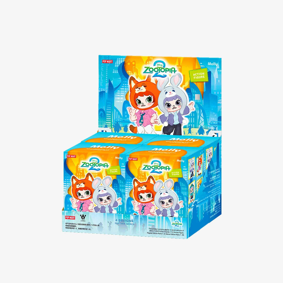 MOLLY × Zootopia Co-branded 1/12 Series Action Figures Figures