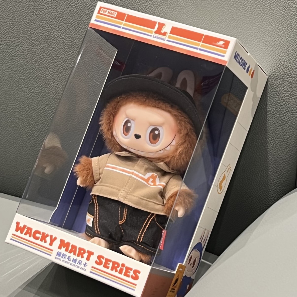 THE MONSTERS Labubu Wacky Mart Series Plush THE Naughty Cashier Labubu