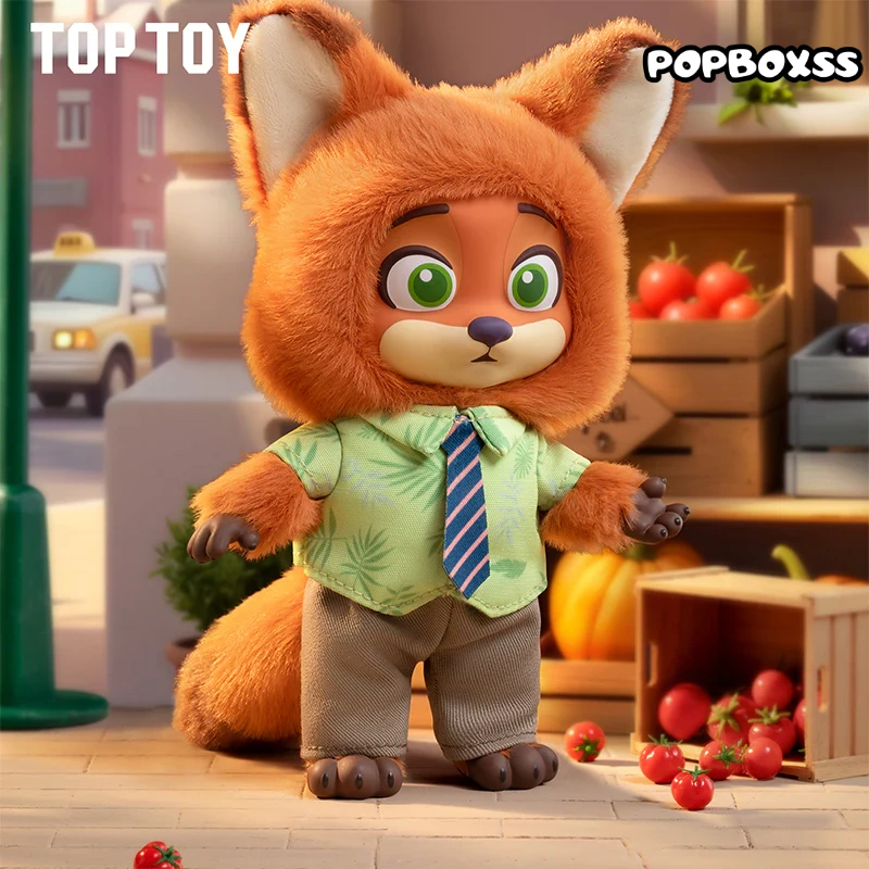 TOP TOY ZOOTOPIA NICK & JUDY'S Growth Journey Series Plush Blind Box