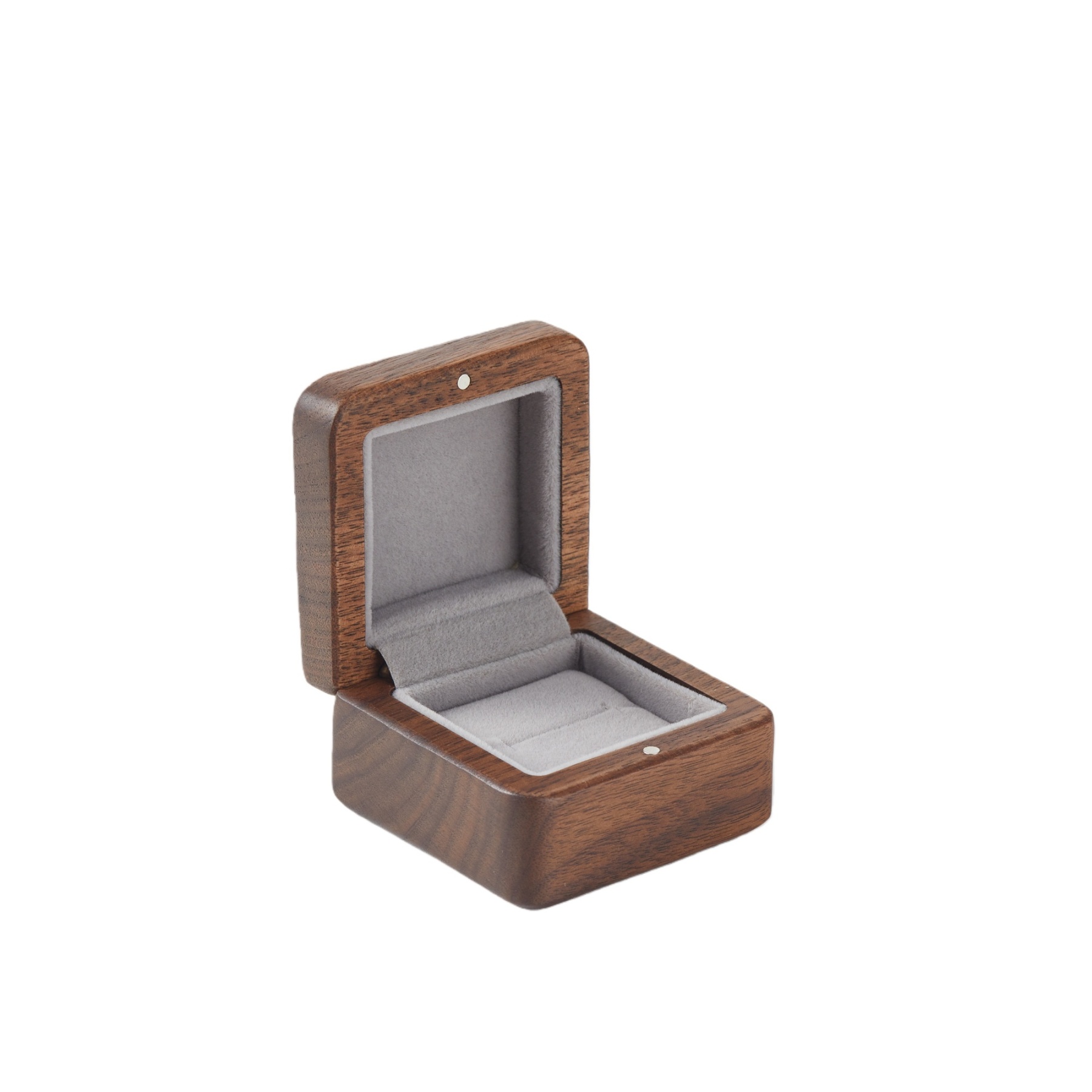 Minimalist wooden ring box for special moments