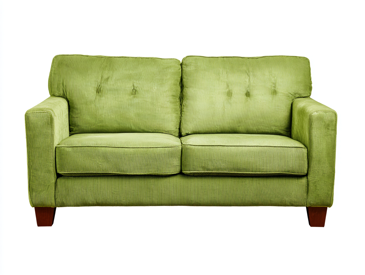 Sofa 2-Sitzer - Stoff - 160x88x86 cm - grün - für Wohnzimmer - modernes Design-Abodeilo