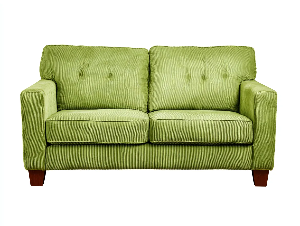 Sofa 2-Sitzer - Stoff - 160x88x86 cm - grün - für Wohnzimmer - modernes Design-Abodeilo