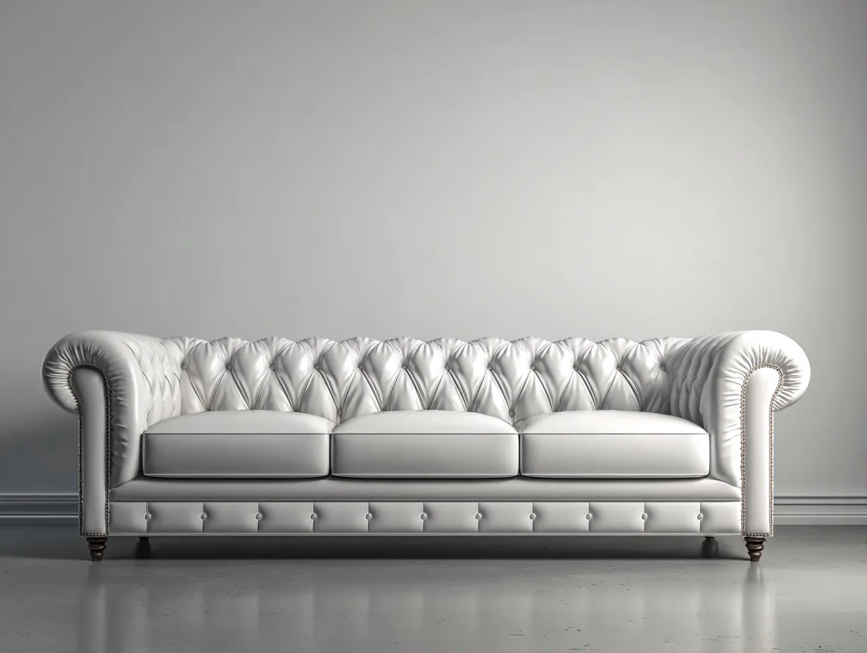 Dreisitzer-Stoffsofa 220x110x90 cm - beige - geeignet für Wohnzimmer - weiches Wolkenform-Design-Luxeoli