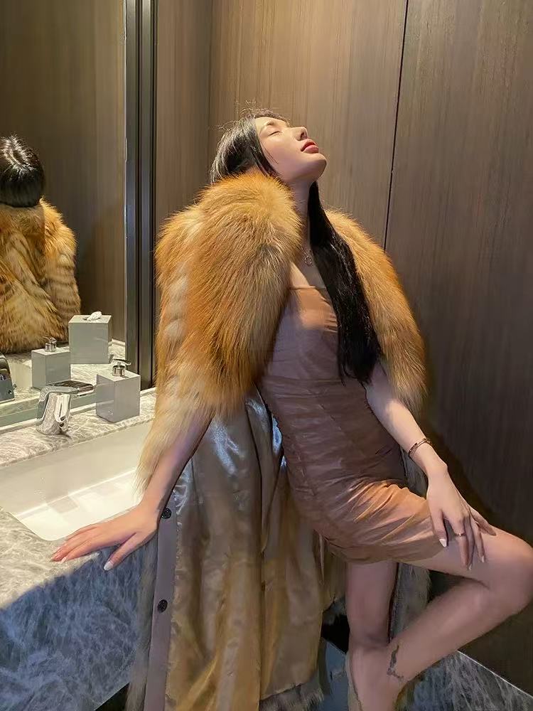 VYRA     Maxi Faux Fur Coat