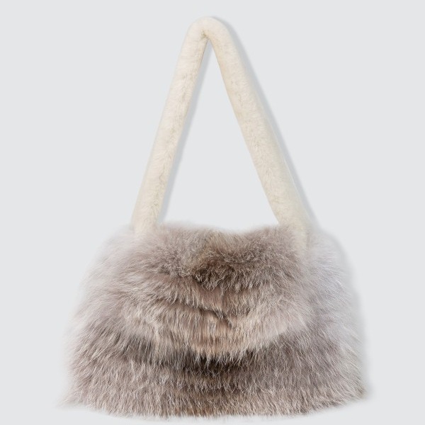 VYRA Cross Fur Handbag