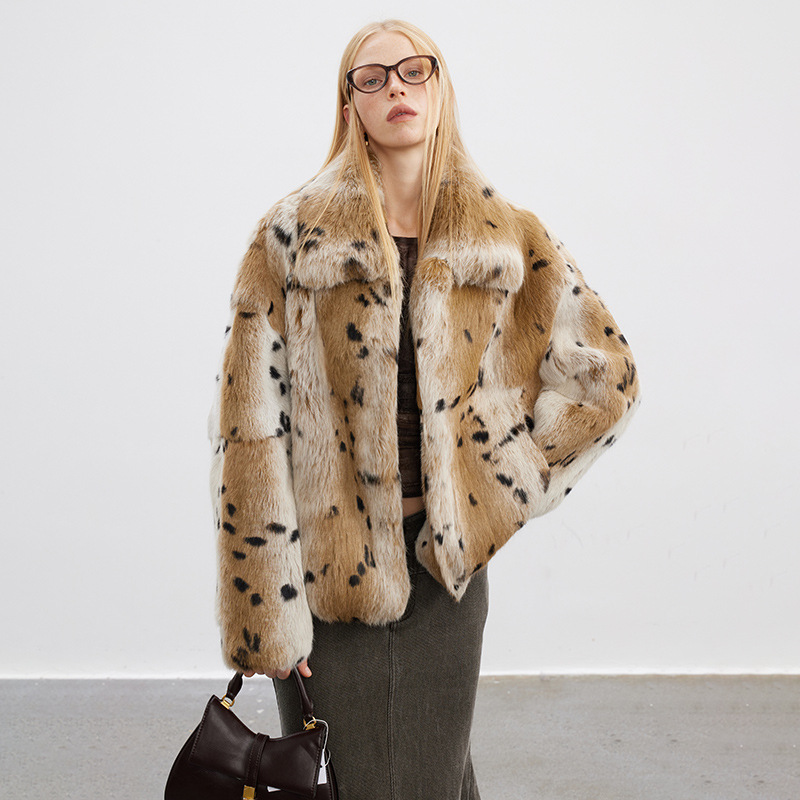 VYRA retro Classic Leopard Print Coat