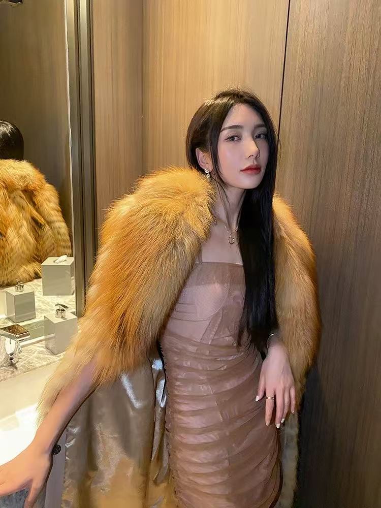 VYRA     Maxi Faux Fur Coat